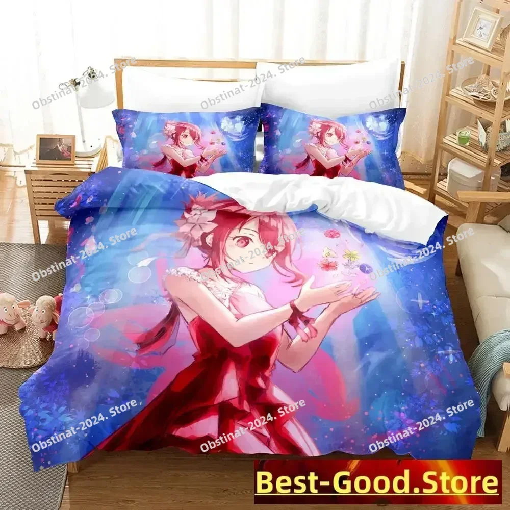 New Yuki Yuna is a Hero Bedding Set Single Twin Full Queen King Size Bed Set Adult Kid Bedroom Duvetcover Sets Anime Kawaii Girl
