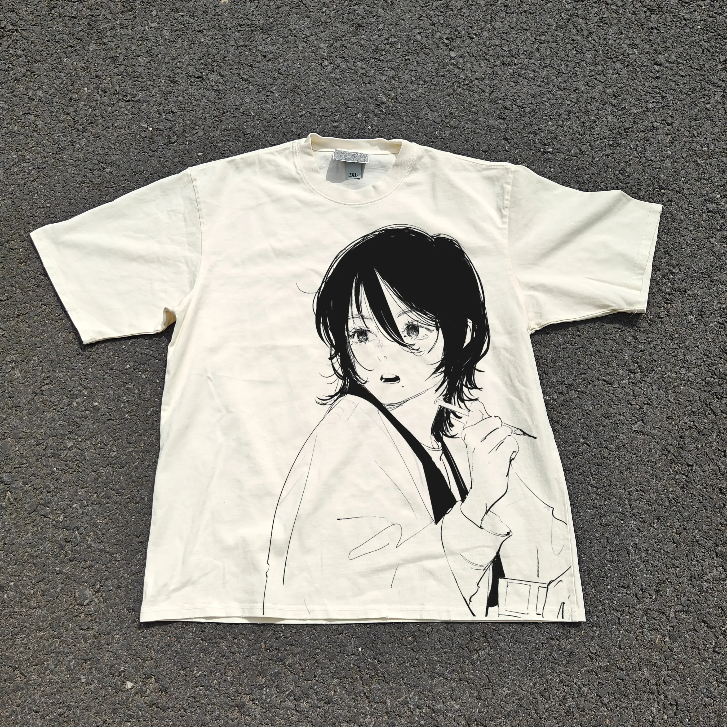 

LookBack But Look Back Beijing Anime Line Draft To Do Old Short Sleeves