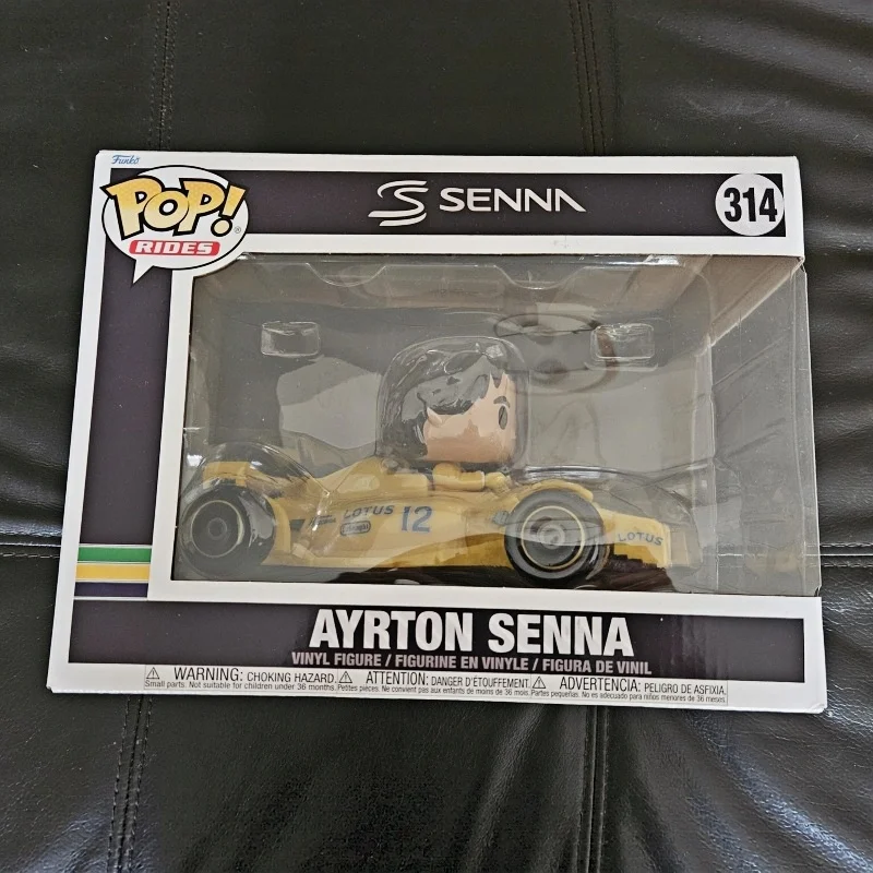 Funko Pop! Rides Original Ayrton Senna Lotus F1 #314 Vinyl Figure Sports Collectible Desktop Ornament Toy New Year Gift in Stock view 2