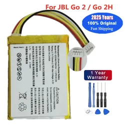 2025 Years 730mAh 100% Original Rechargeable Battery For JBL Go 2 Go2 / Go 2h Go2h MLP28415 Bluetooth Speaker Battery Bateria