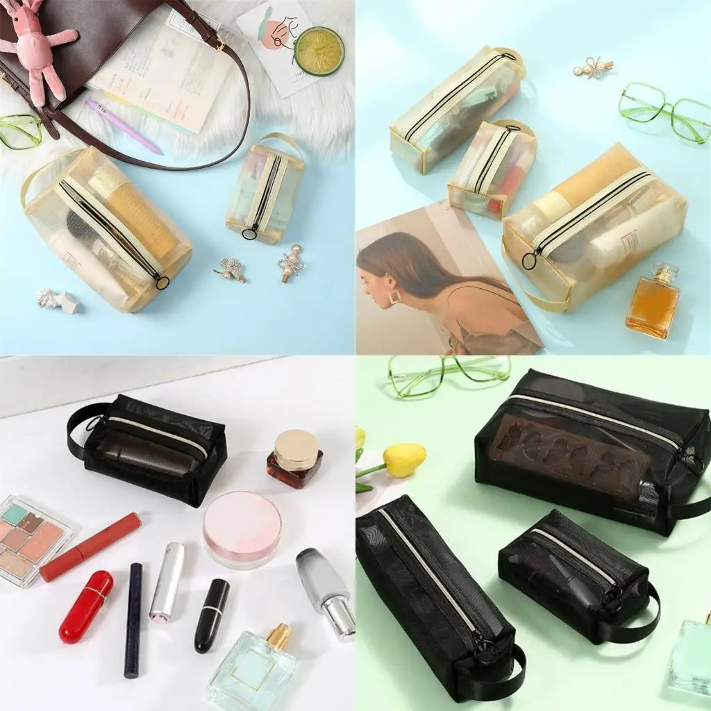 

D46D Makeup Bag Cosmetic Bag Large Capacity Toiletry Bag Makeup Storage Bag