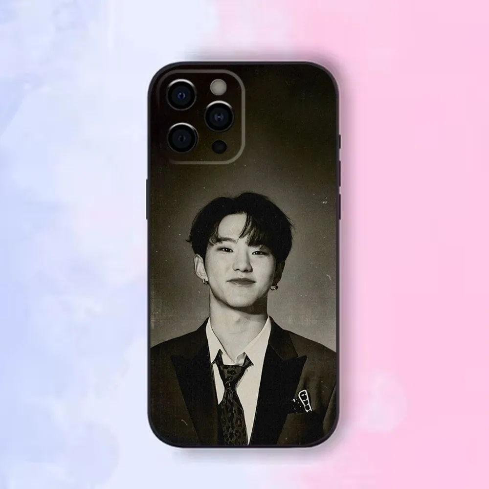 H-Hoshi Kwon S-Soonyoung Phone Case For iPhone16,15,14,13,12 Mini 11 Pro XR,X,XS,MAX 7,8 Plus Silicone Cover Soft Black