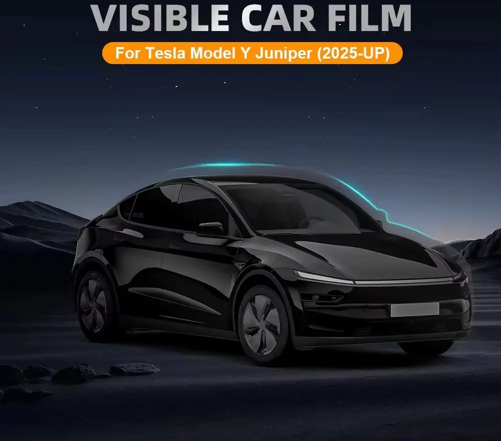 

9Mil TPU Scratch-resistant Car Paint Protection Film For Tesla Model Y Juniper 2025 2026 Car Body Transparent Bra Per-cut PPF