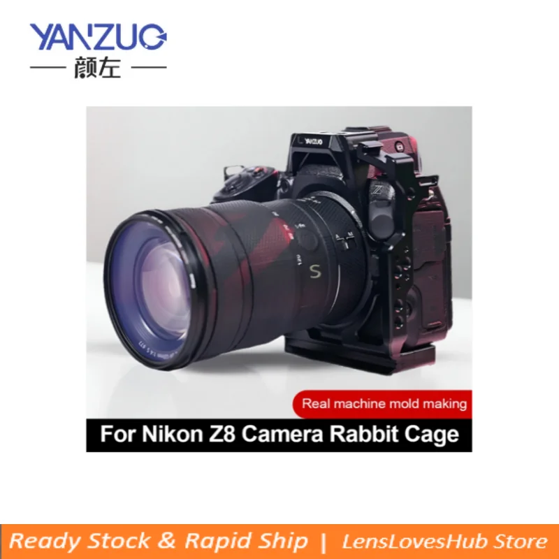 

YANZUO Camera Bracket Parts for Nikon Z8 Quick Release Brackets Protective Frame Professional Photography Camera Rabbit Case