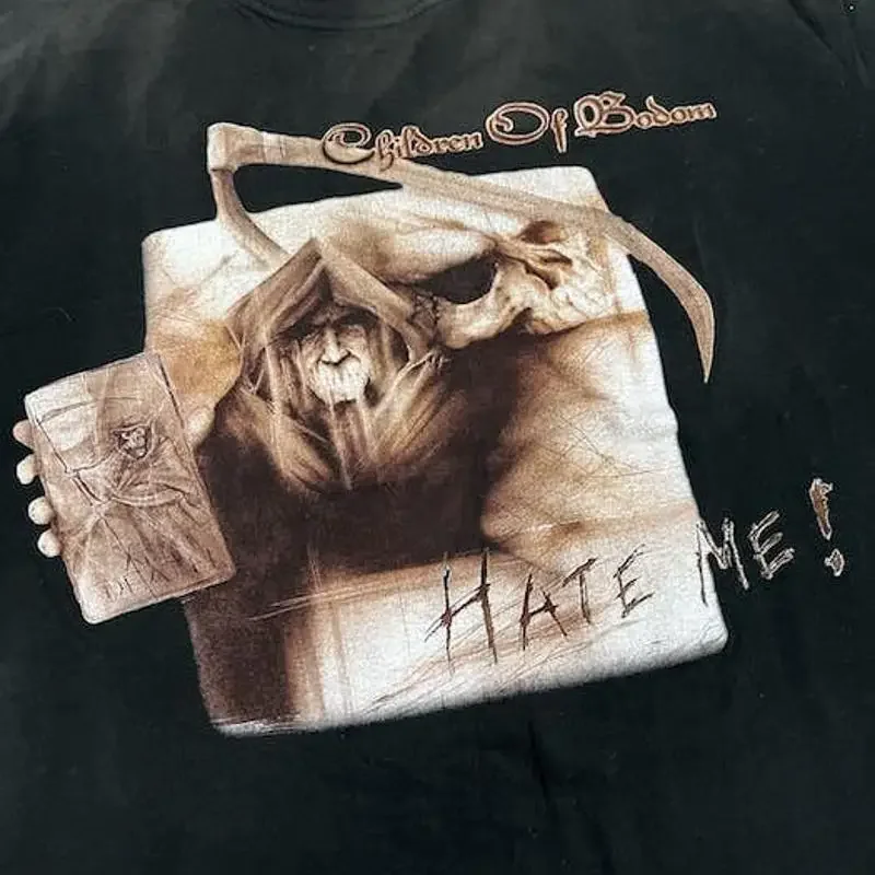 Children Of Bodom T Shirt Hate Me Reprinent 2 Sided Te6521