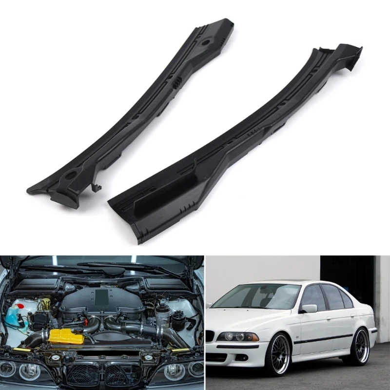 Vehicle Front Hood Plastic Front Guard 51718159292 Replacement Car Front Windshield Water Deflector Suiatble for E39 40GF