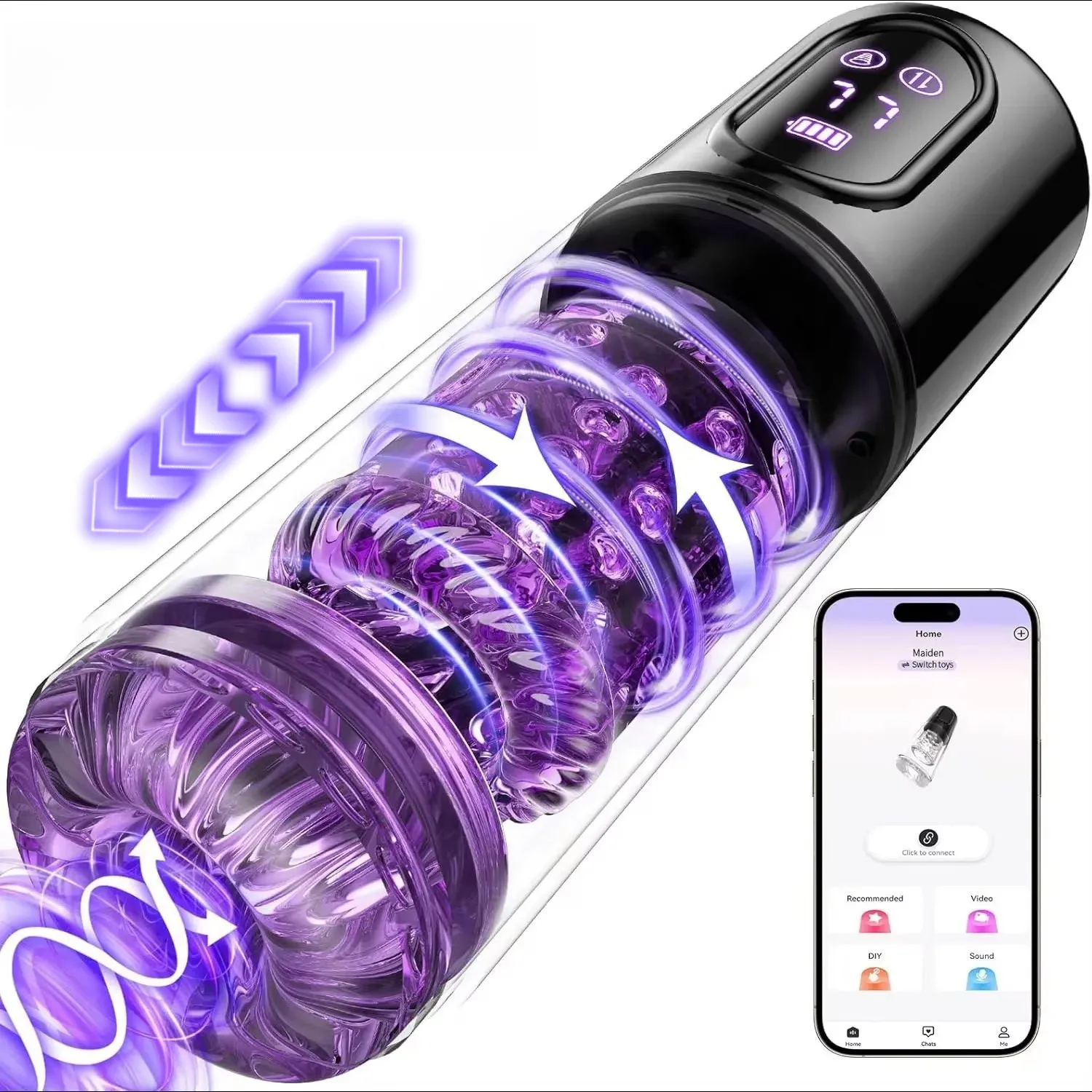 6 IN 1 Masturbation for Men Automatic Telescopic Sucking Blowjob Man Vibrator Masturbator Cup Pussy Real Vagina Sex Toys for Men