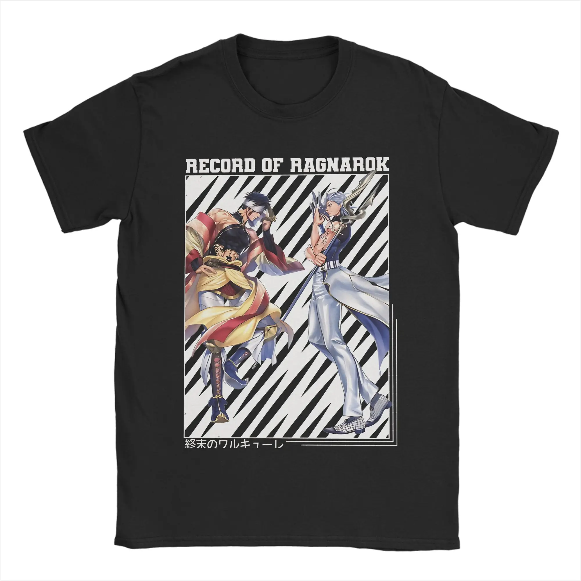 

Футболка Leisure Qin Shi Huang Record Of Ragnarok, мужская хлопковая футболка с круглым вырезом, футболка с короткими рукавами, праздничная одежда