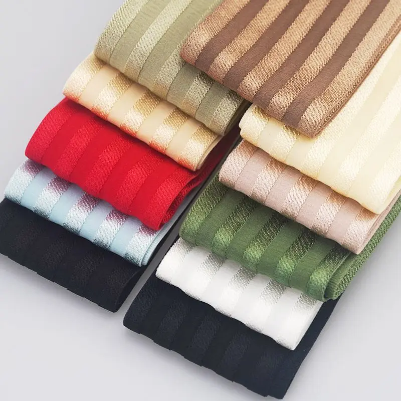 Width 5cm thin silk elastic band elastic band rubber band pants side widening waist webbing clothing decorative accessories