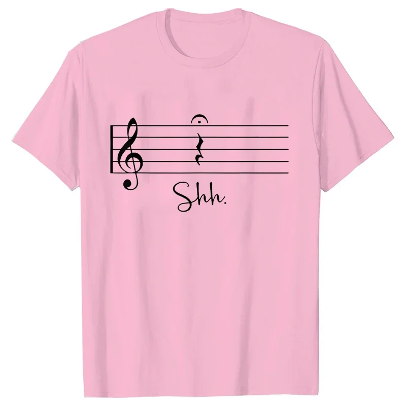 Funny Music Notes T Shirts Men Graphic Tops Streetwear Short Sleeve Tees Oversized Harajuku Teacher Gift T-shirt Mens Clothing