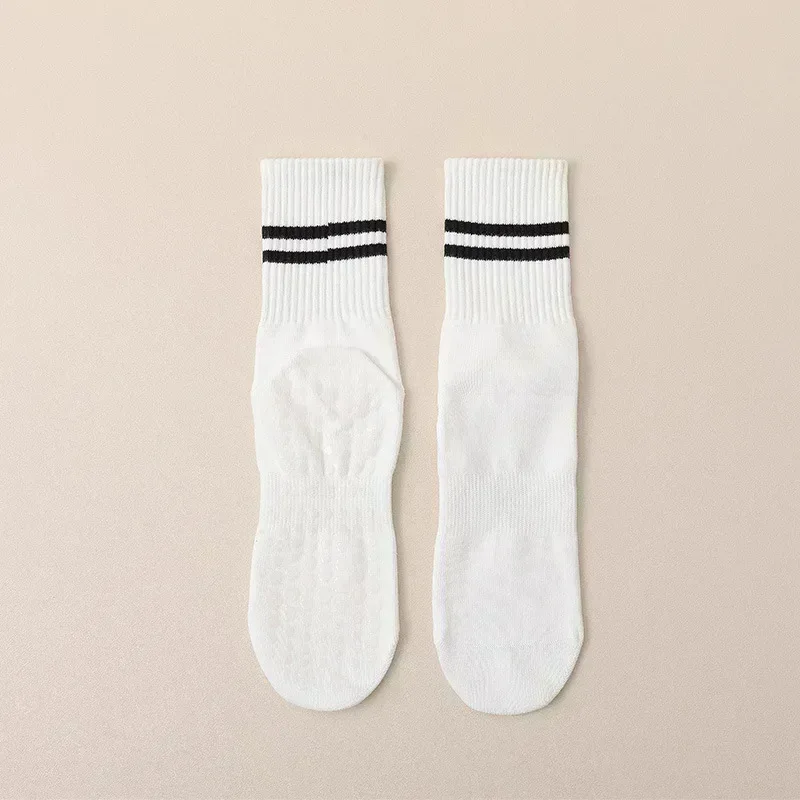 Al Yoga Socks, Children's Professional Anti slip Mid tube Socks, Fitness Jump Rope Dance, Pilates Sports Socks image 3
