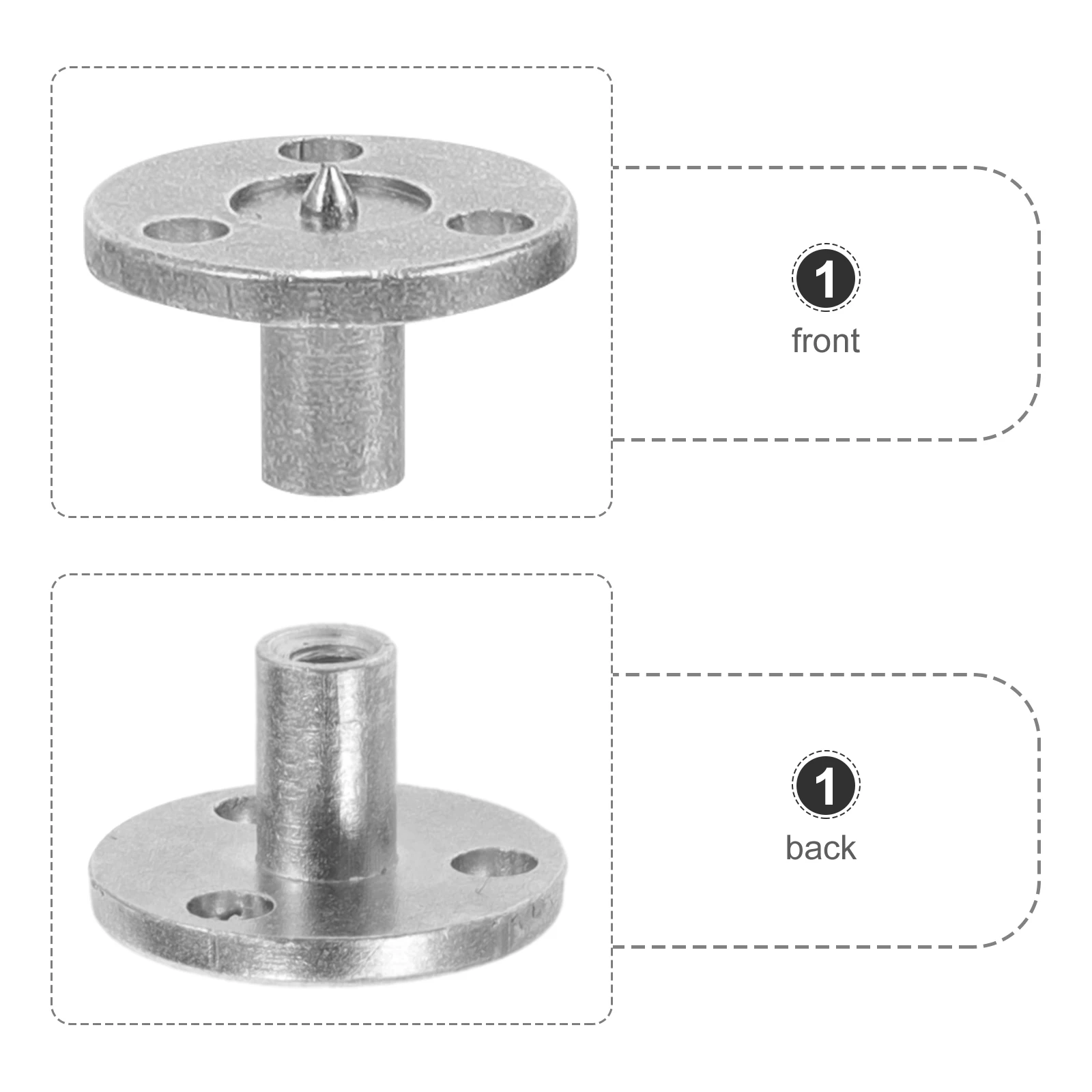 

10pcs Music Box Mechanism Parts φ24*10* .5 Alloy DIY Movement Accessories Replacement Components Clockwork Base Musical