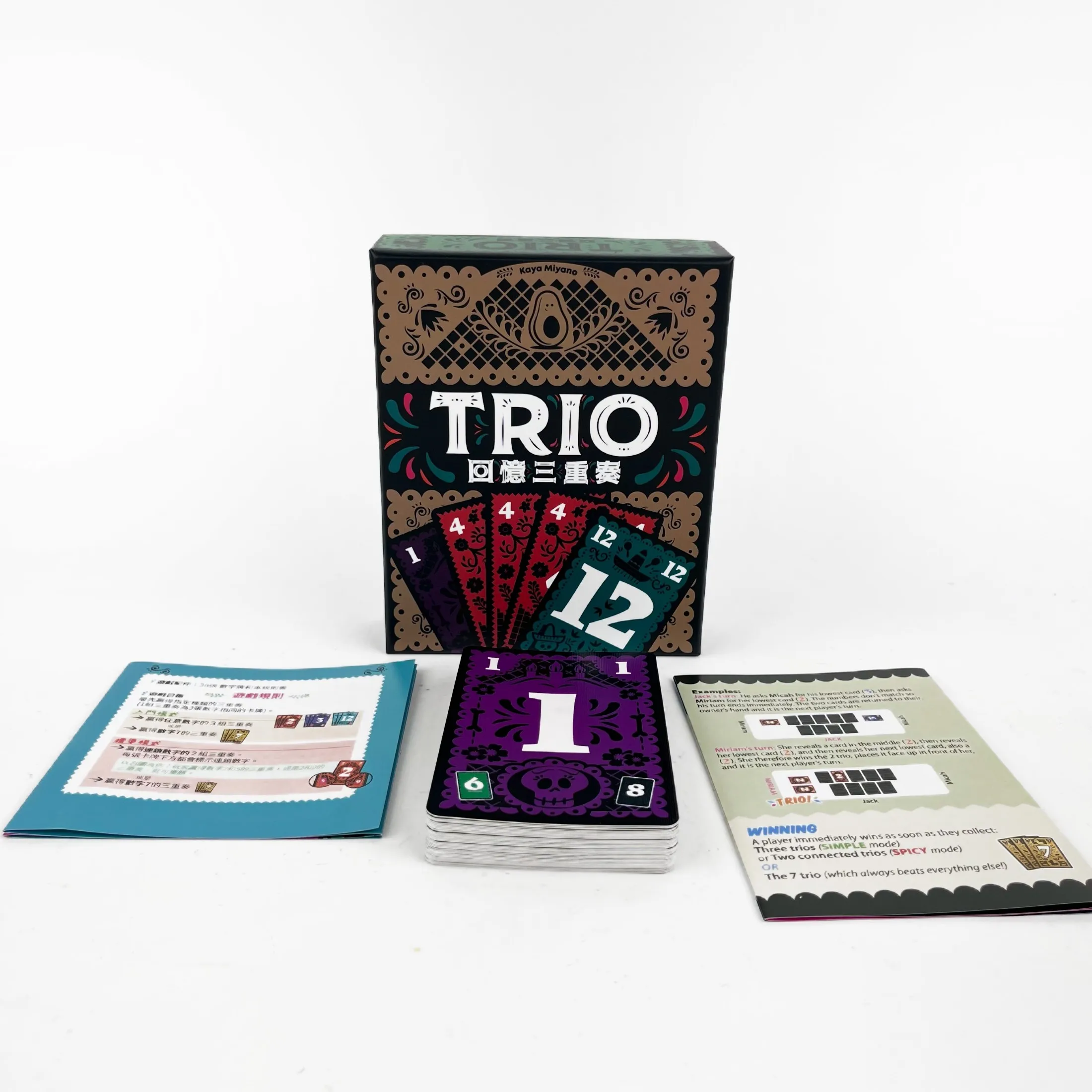 

Card Game: TRIO – Timeless Strategy with Easy Rules, Great Party Fun for Gatherings