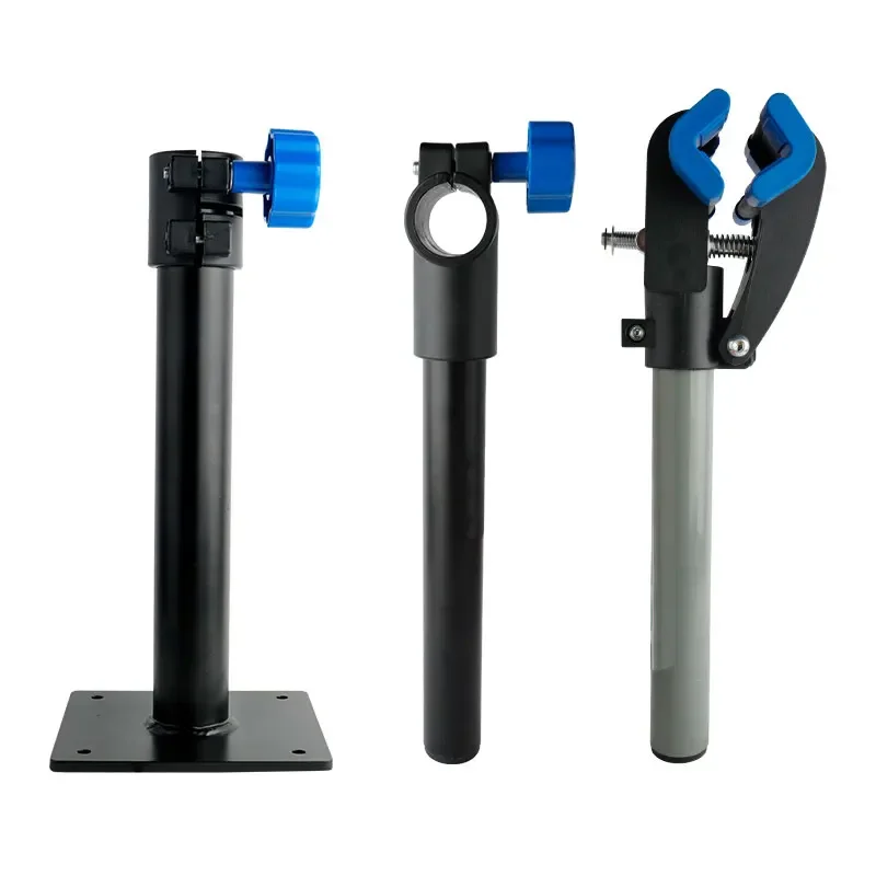 Heavy Duty Bicycle Wall Desktop Mount Telescopic 360° Rotation Horizontal Vertical Parking Repair Stand 30KG Load 2 Sets Bolts