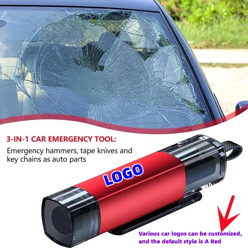 Car Window Breaker Portable Seatbelt Cutter Glass Breaking Tool Stick Life Saving Safe Escape Rescue Tool Safety Hammer