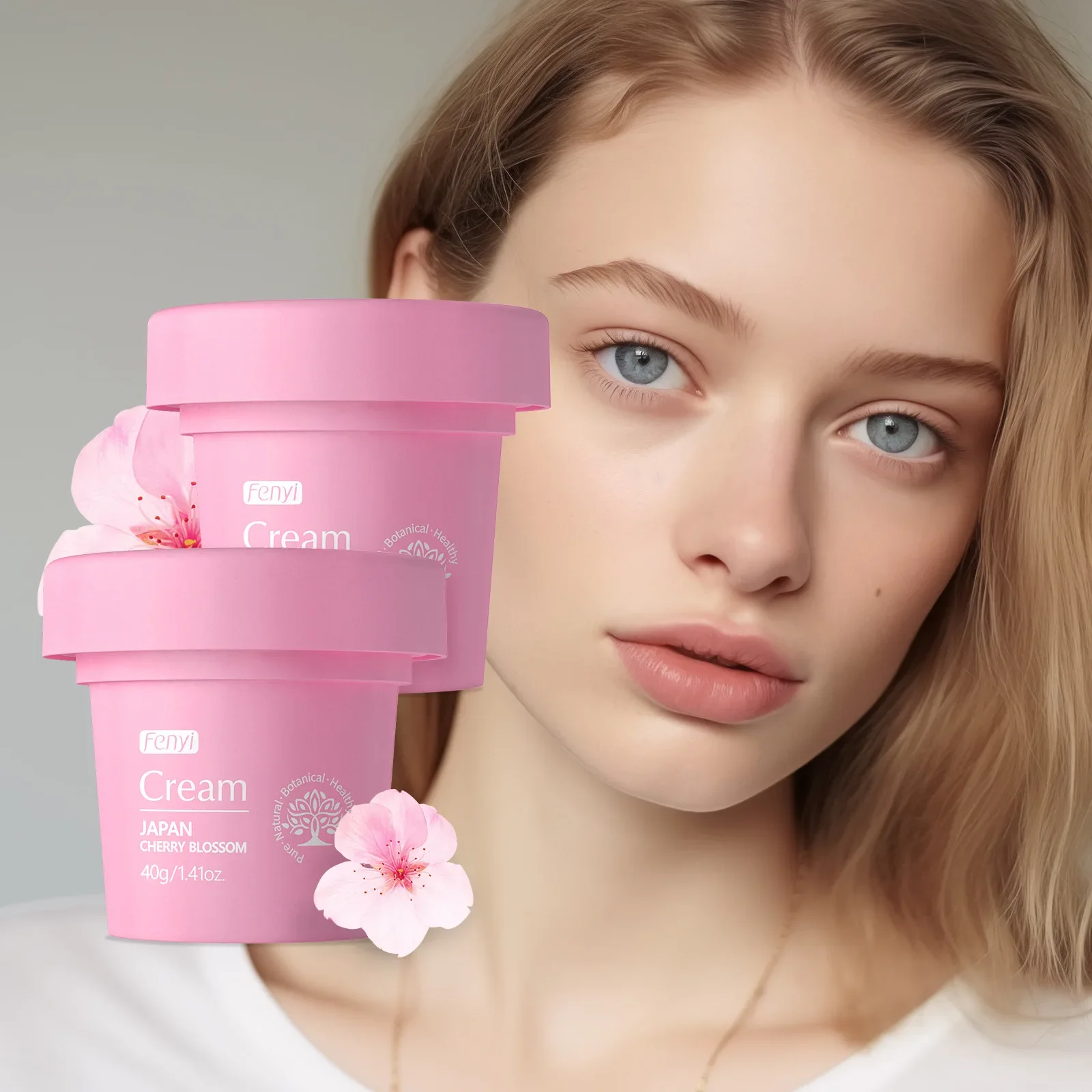 Fenyi Japan Sakura Face Cream Cosmetics Moisturizing Cherry Blossom Essence Facial Cream Lotion Emulsions Face Skin Care 40g