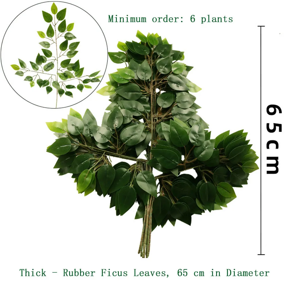 

12 PCS Artificial Plant Leaves Plastic Fake Leaves Outdoor Home Room Artificial Decoration Greenery Fake Foliage garden Decor