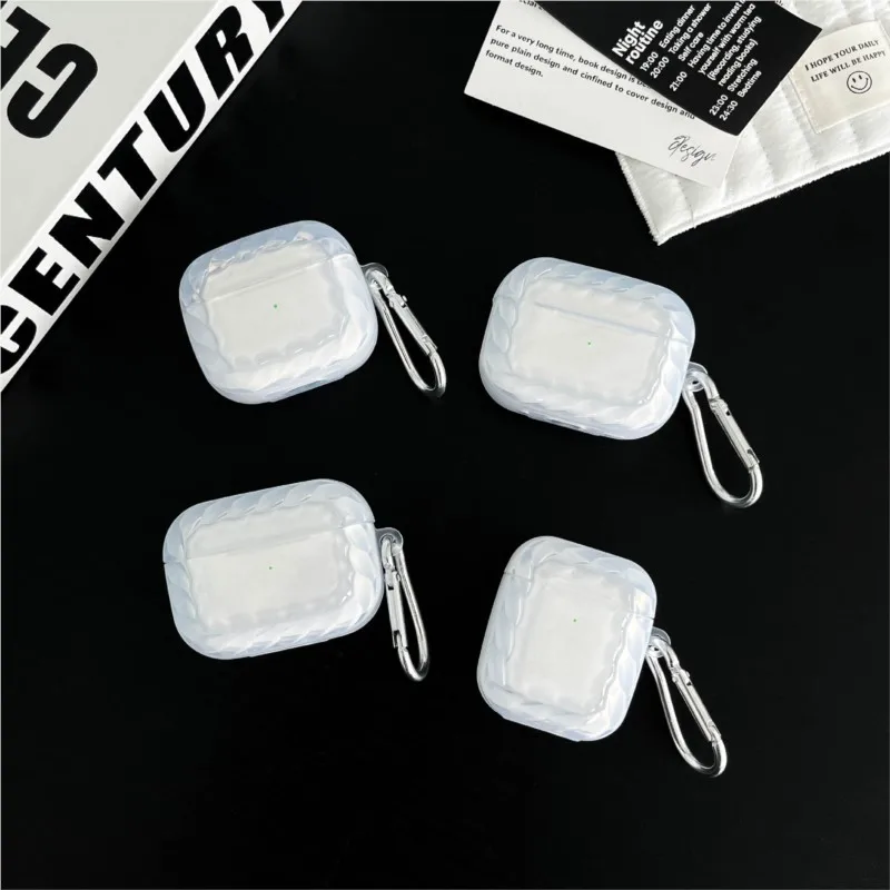 Étui AirPods Pro 1/2, merveilleuse génération, coque souple, matériau transparent, anti-chute, pour casque Bluetooth Apple