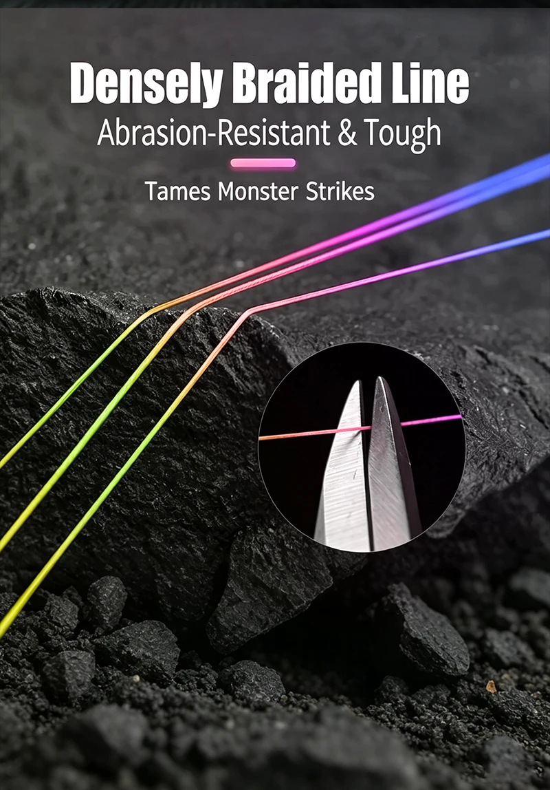 MATEER 12-fach geflochtene Angelschnur, 300/500/1000m, Multifilament, superstark, Japan X12 PE-Schnur, Salzwasser-Angelschnur, Pesca – Detail 7