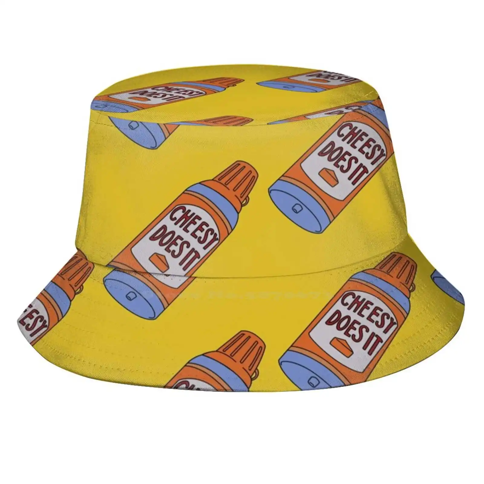 Cheesy Does It Sun Cap Fisherman Hat Bucket Hats The Businesses Realsaintpetty Funny Fan