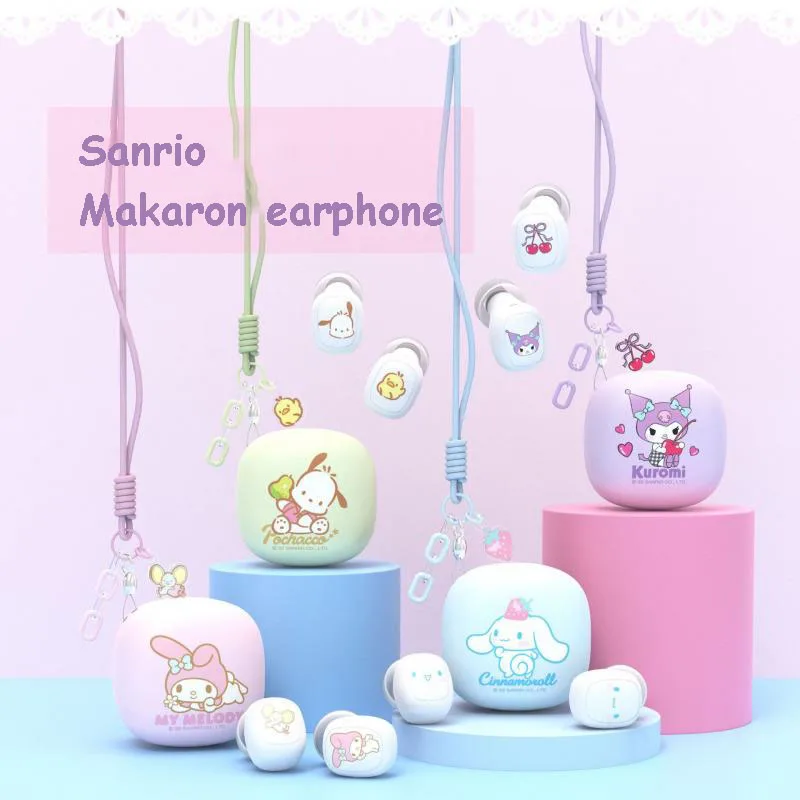 

Sanrio New Wireless Bluetooth Headset In-Ear Type Cinnamoroll Kuromi Kawaii Is Small and Portable Extra Long Endurance