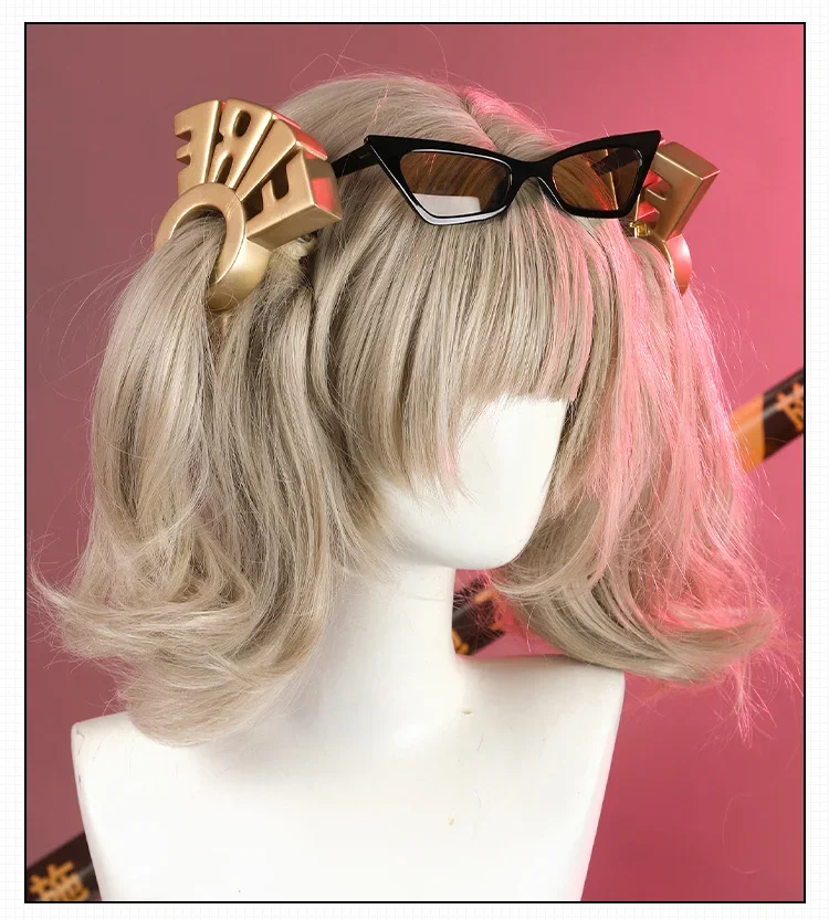 【Wetrose】متوفر في المخزون زي تنكري أبيض بيرنيس ZZZ Zenless Zone Zero مجموعة كاملة من الشعر المستعار لعيد الهالوين وعيد الميلاد