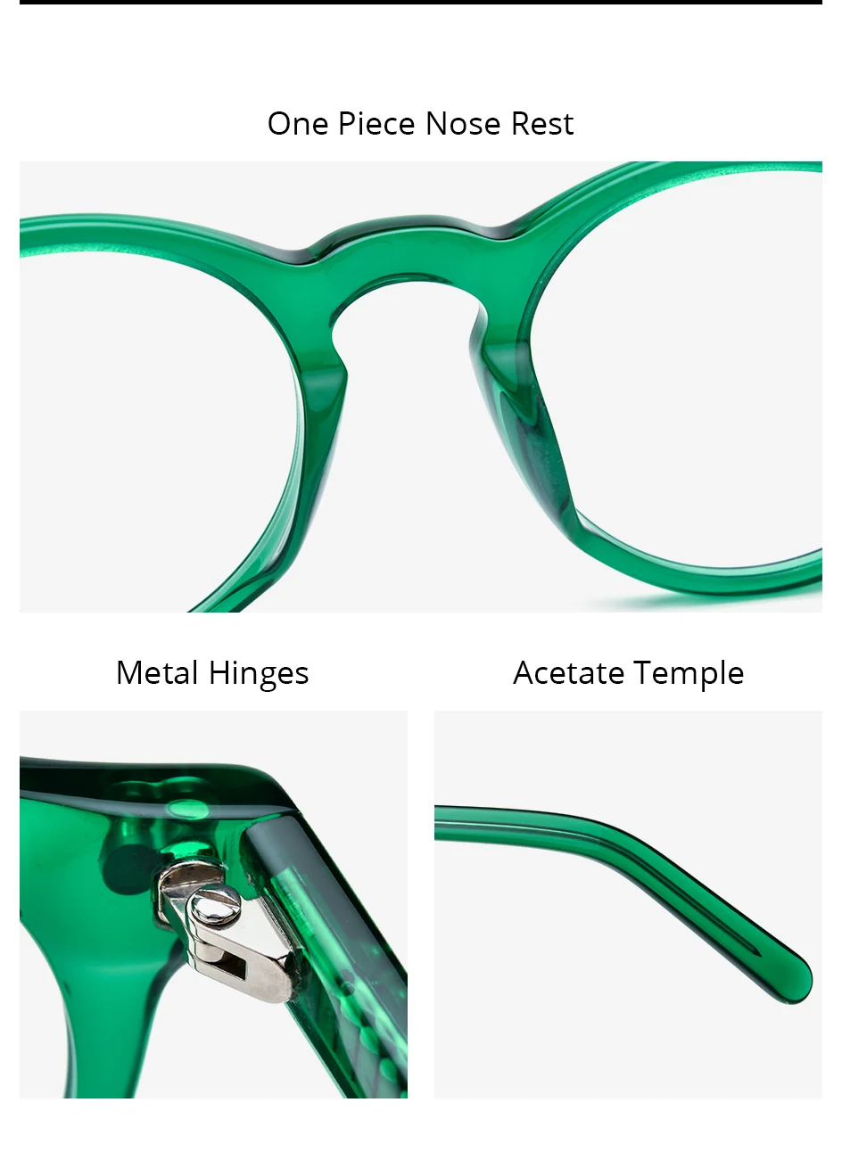 HEPIDEM Acetat-Brillengestell für Damen, 2025, neue runde Brillen, japanische handgefertigte Brillen für Herren, Johnny Depp Miltzen Brillen 9401 – Detail 3