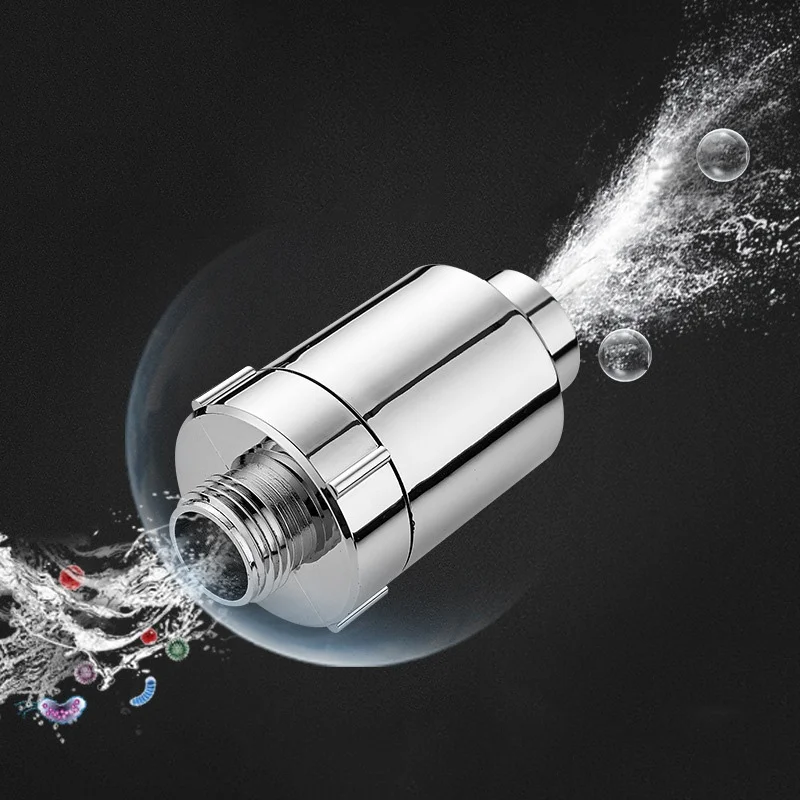 Filtre de douche adoucisseur de chlore, élimine les métaux lourds, purificateur d'eau