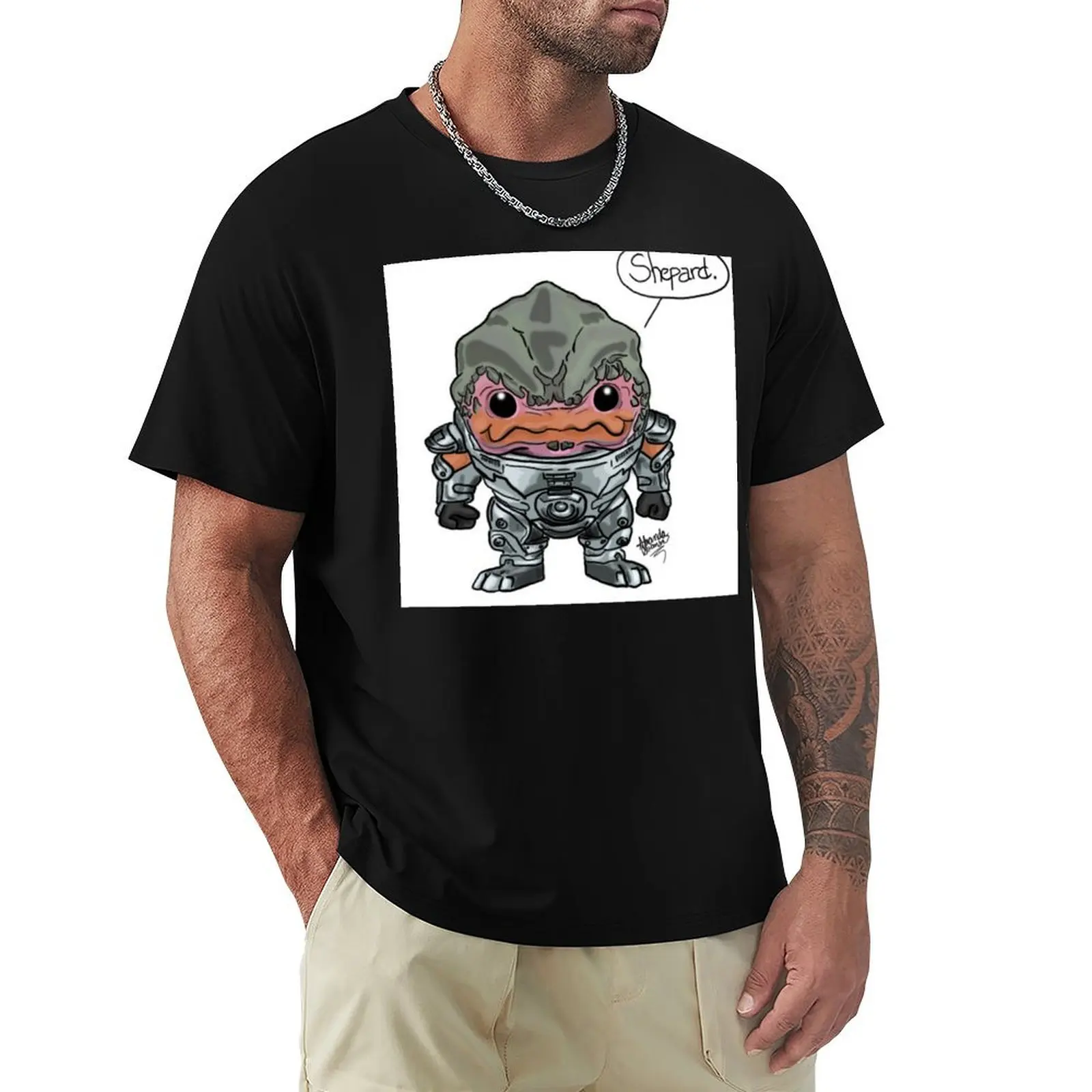 

Grunt - Mass Effect T-Shirt Plus Size Everyday Tee Shirt