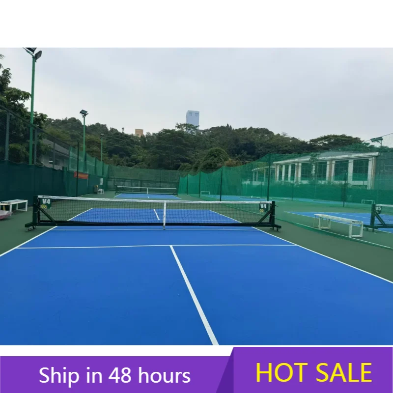 

YTYIN Sports Equipment TennisPortable Net System Outdoor Tennis Pickleball Post With Wheels