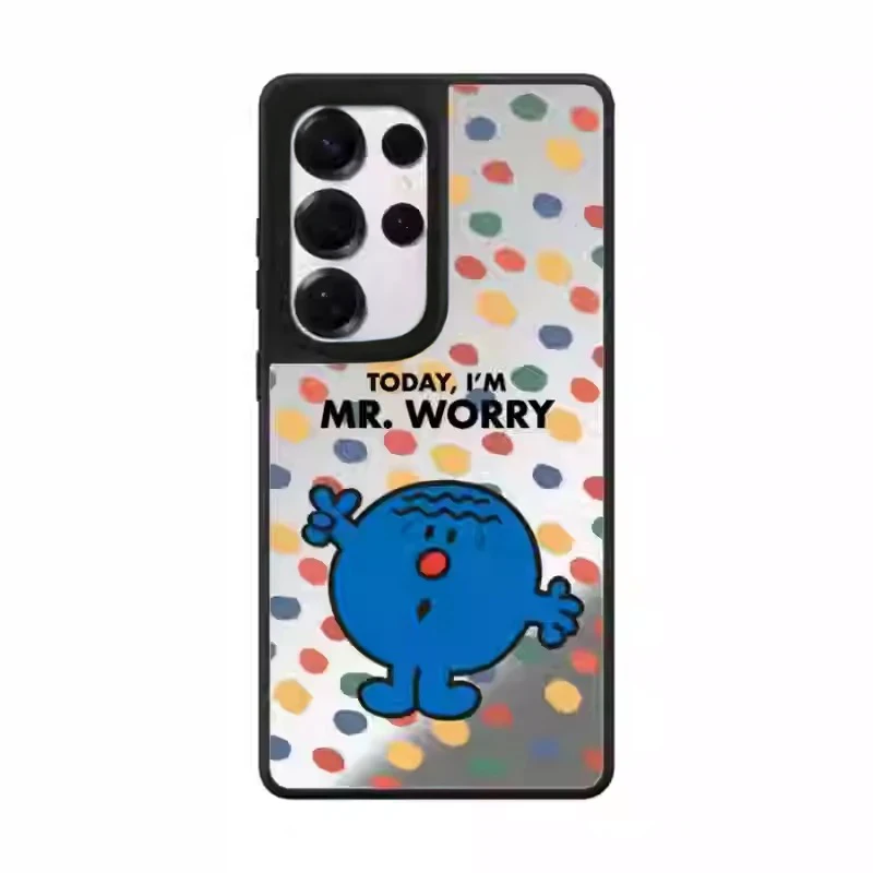 

Colorful Polka Doll Mirror Surface Magnetic Acrylic Case for Samsung Galaxy S23 S24 S25 Ultra S25+ Plus Protective Shell