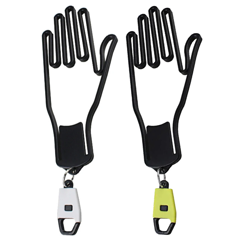 Golf Glove Holder Rack Portable Golf Gloves Supports with Key Chain Gloves Display Stand Gloves Stretcher Stand Golf Accessories