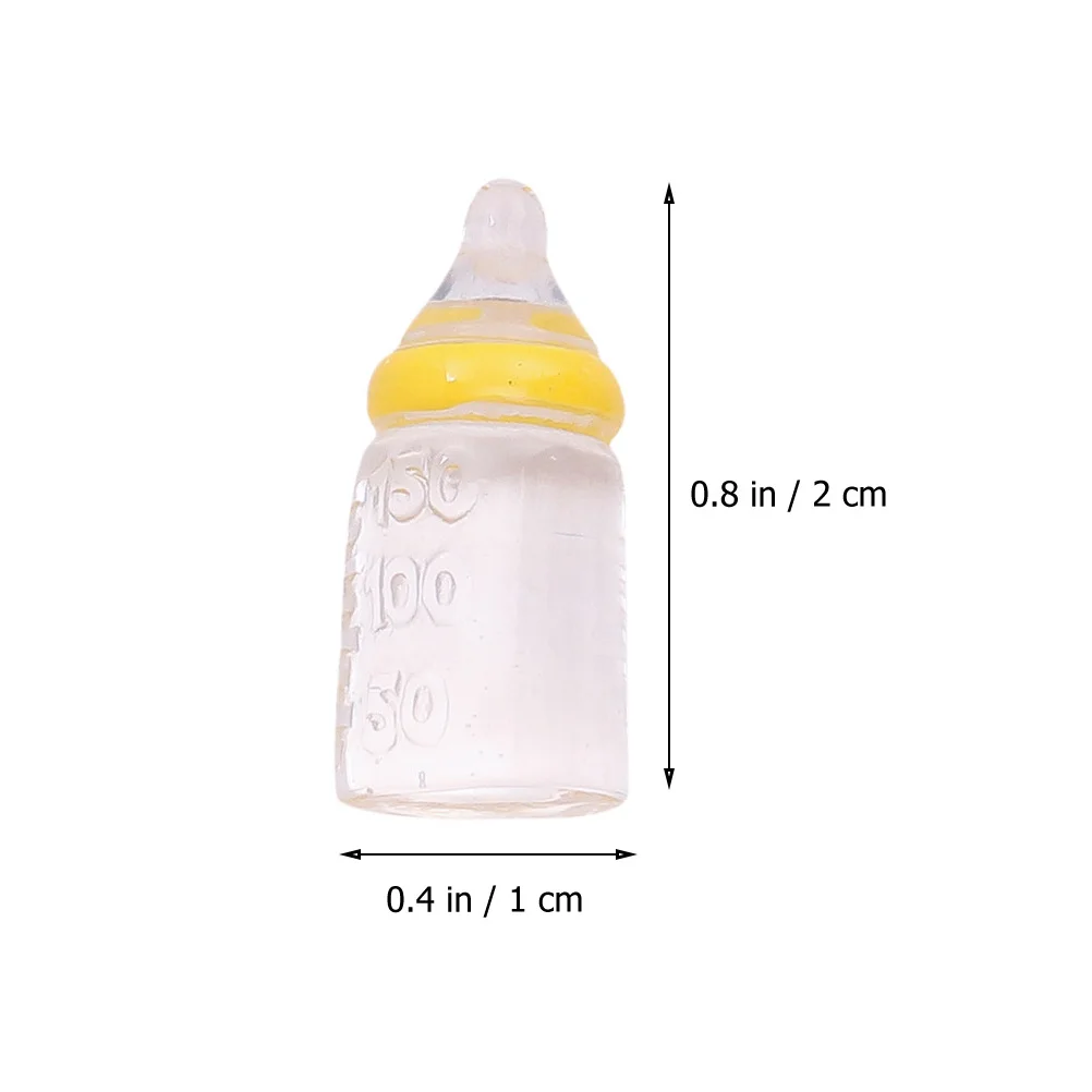 

25Pcs Bottle Favor Baby Shower Party Supply Lightweight Ornaments Mini Milk Bottle Scatter Decorations Bag Fillers