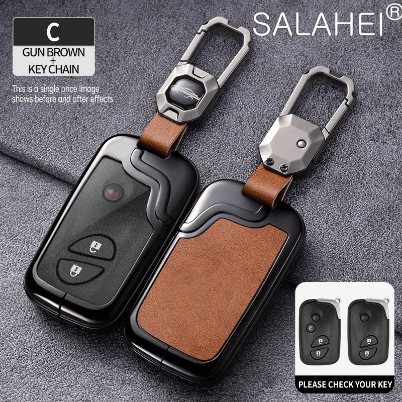 

Car Smart Remote Key Fob Case Cover Holder Shell For Lexus IS250 CT200 CT200h RX270 RX350 RX450 Keyless Keychain Accessories