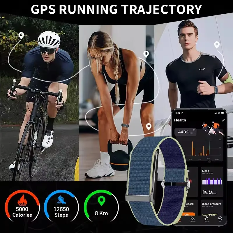 2025 Smart Band Watch Heart Rate Health Monitoring Pedometer Sport Fitness Tracker Electronic Bracelet Men Women Smartwatch