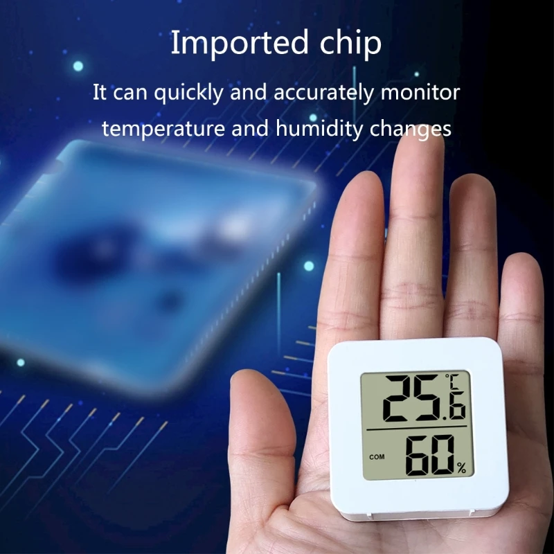 Office LCD Digital Thermometer Hygrometer Convenient Weather-Station Electronic Temperature Humidity Meter Dropship