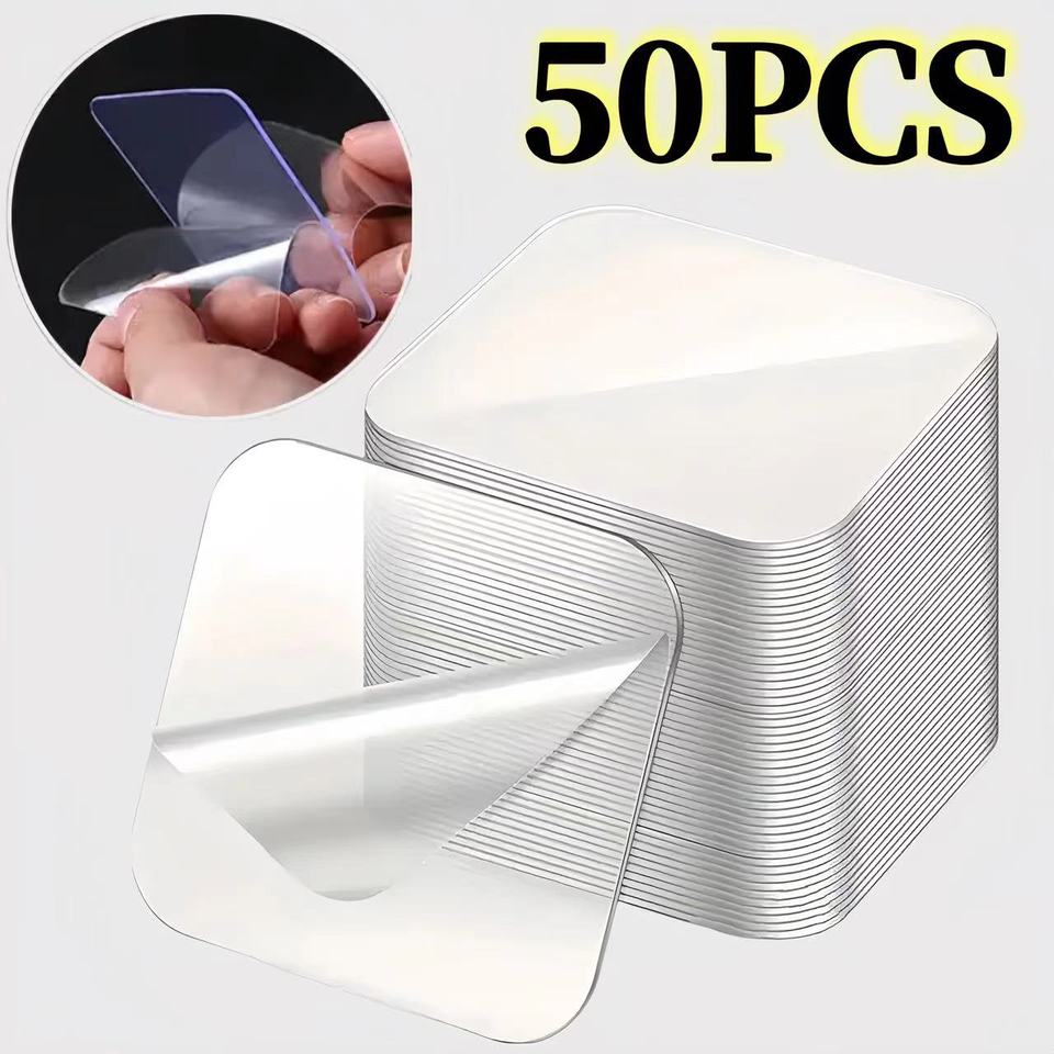  No Traces Double Sided Adhesive Tape Transparent Nano Tape Waterproof Wall Stickers Reusable Household Products Adhesives 