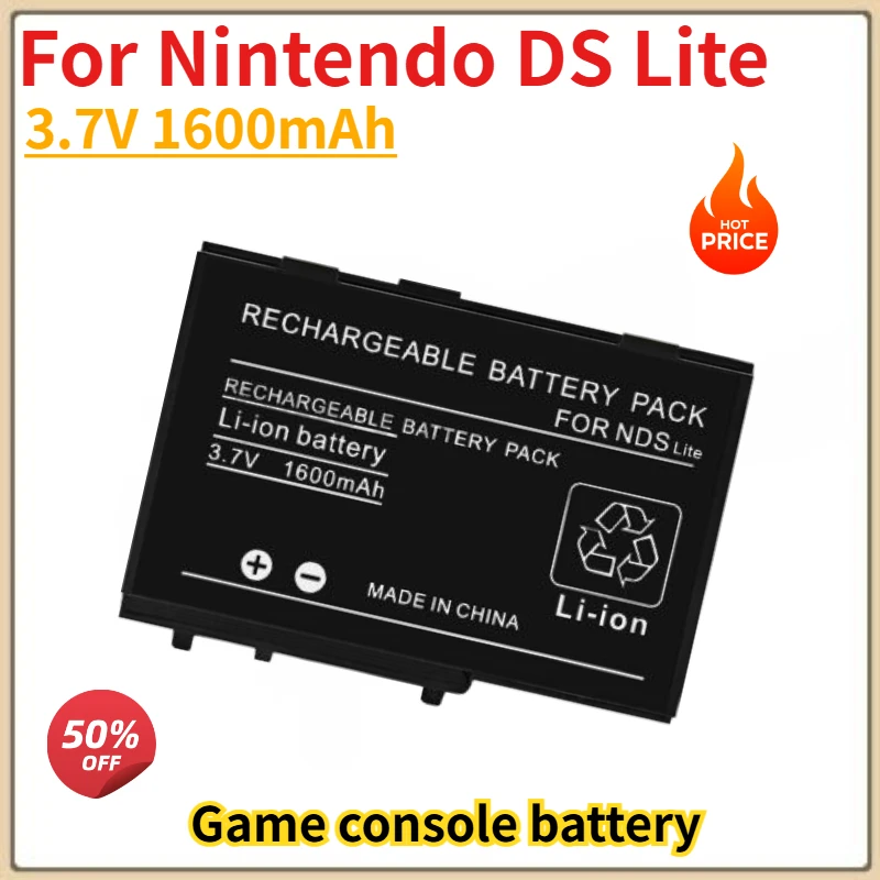 

High Quality Battery 3.7V 1600mAh for Nintendo DS Lite Game Machine Brand New Replacement Battery