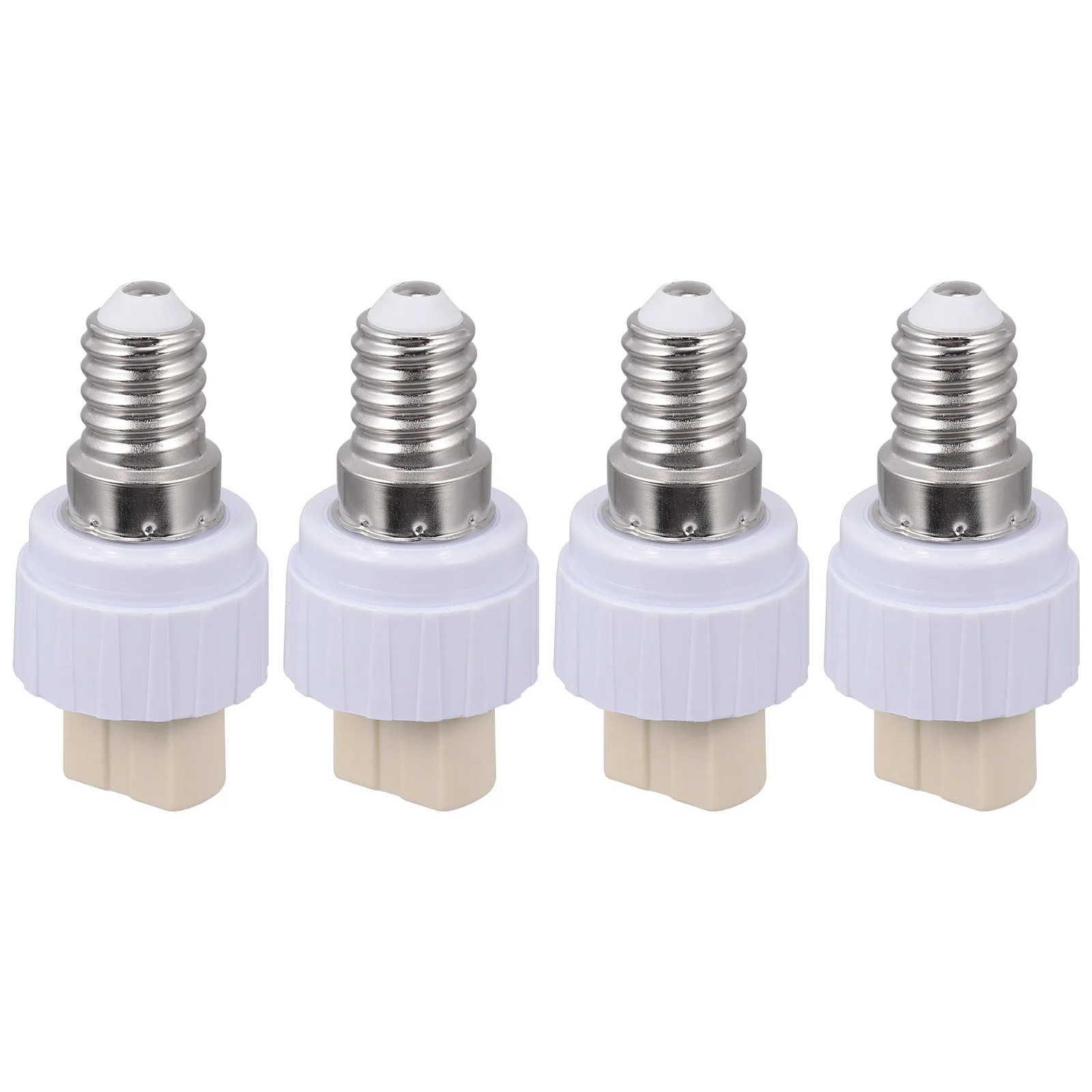 

4pcs Lamp Holder Adapter E14 to G9 Light Bulb Socket Converter Accessories LED Screw Base for Table Ceiling Lamp