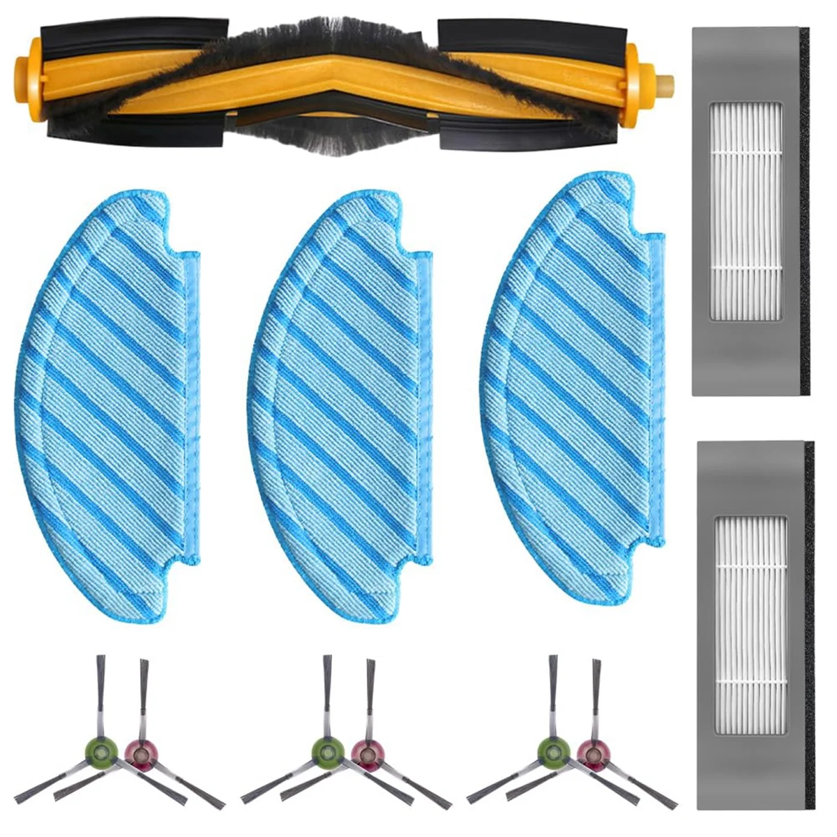 

For ECOVACS DEEBOT N10 N10 PLUS Robot Vacuum Cleaner Main Side Brush Hepa Filter Mop Cloth Replacement Parts