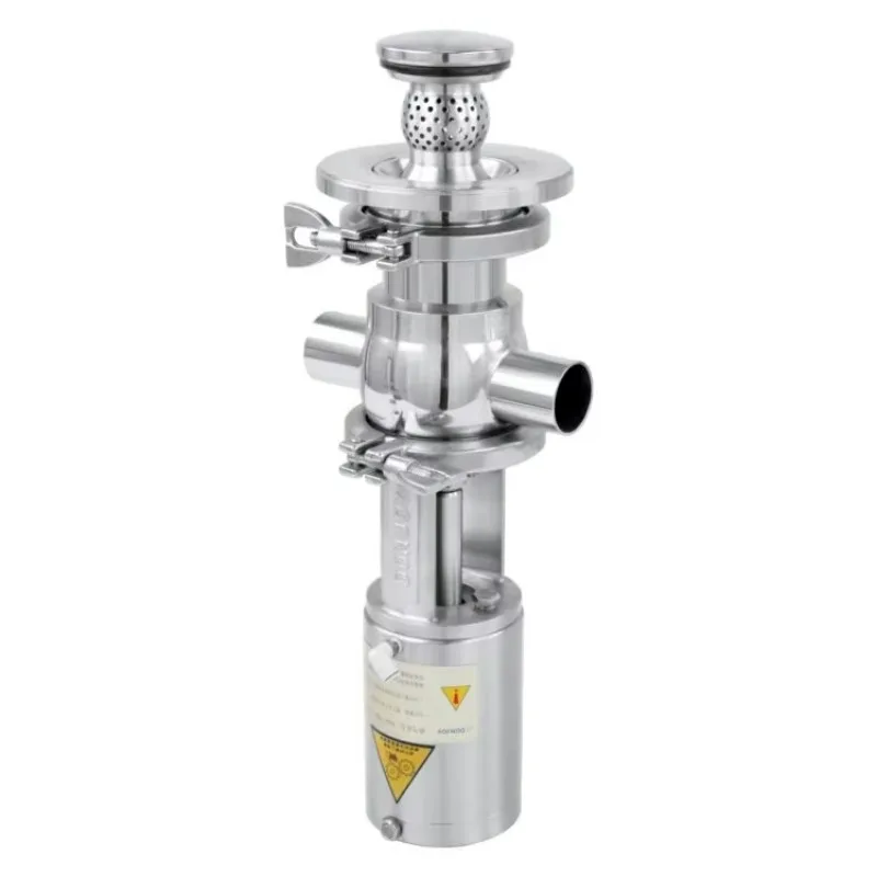 

Sanitary pneumatic retractable fixed cleaner