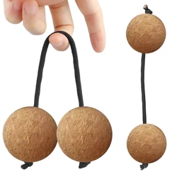 Aslatuas Rhythmic Sandball African Shaker Rattle Double Gourd Hand Percussion Instrument for Beginners Lovers Enduring
