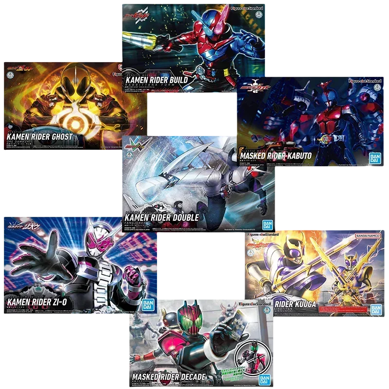 

Genuine Bandai Kamen Rider Figure Rise FRS Assembling Model Ryuga Kuuga Anime Action Toy Collectible Gift for Toys Hobbies Kids