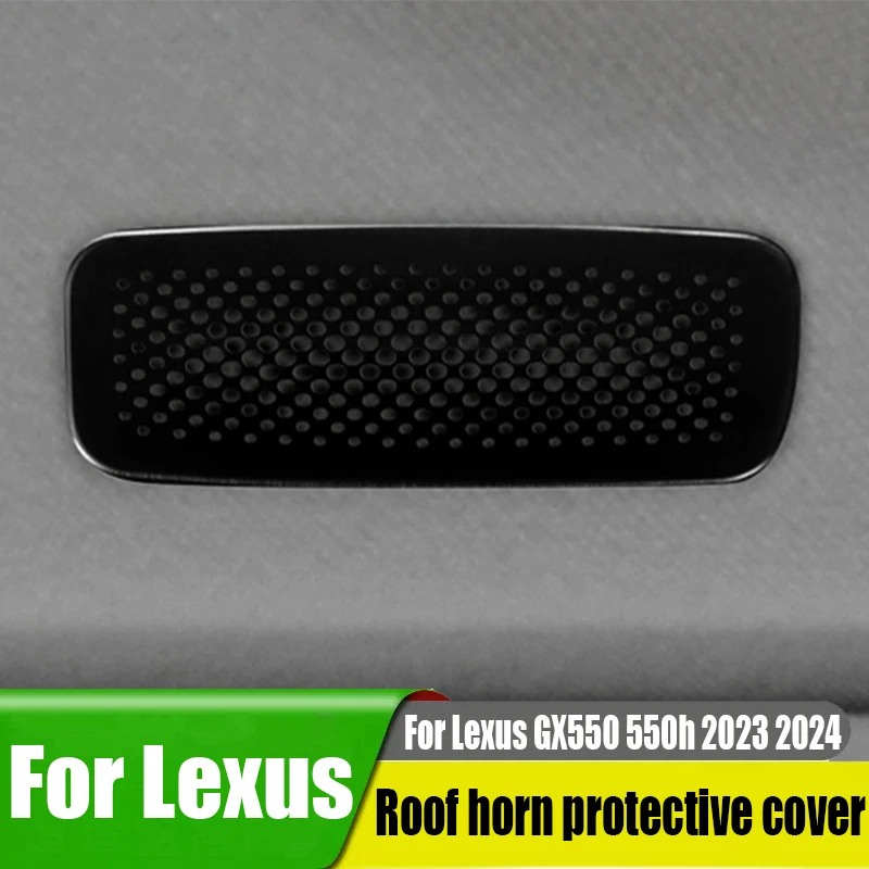 For Lexus GX550 550h 2023 2024 roof horn protective cover car interior decoration accessories stainless steel material