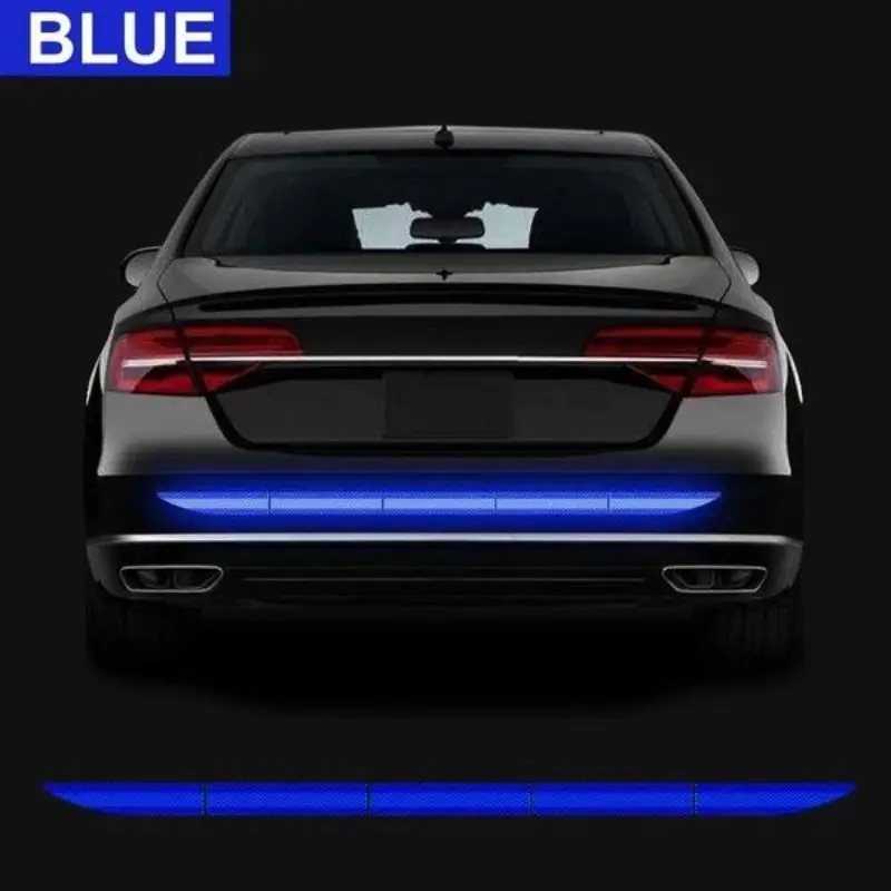 Car Sticker Reflective Warning Safety Tape Anti Collision Warning Reflective Sticker For Automobile Trunk Exterior Accessories