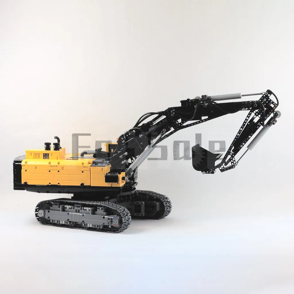 MOC-43636 2020 Excavator MOC by Flybum60 Building Block Model Spliced Electric Toy Puzzle Kids Gift