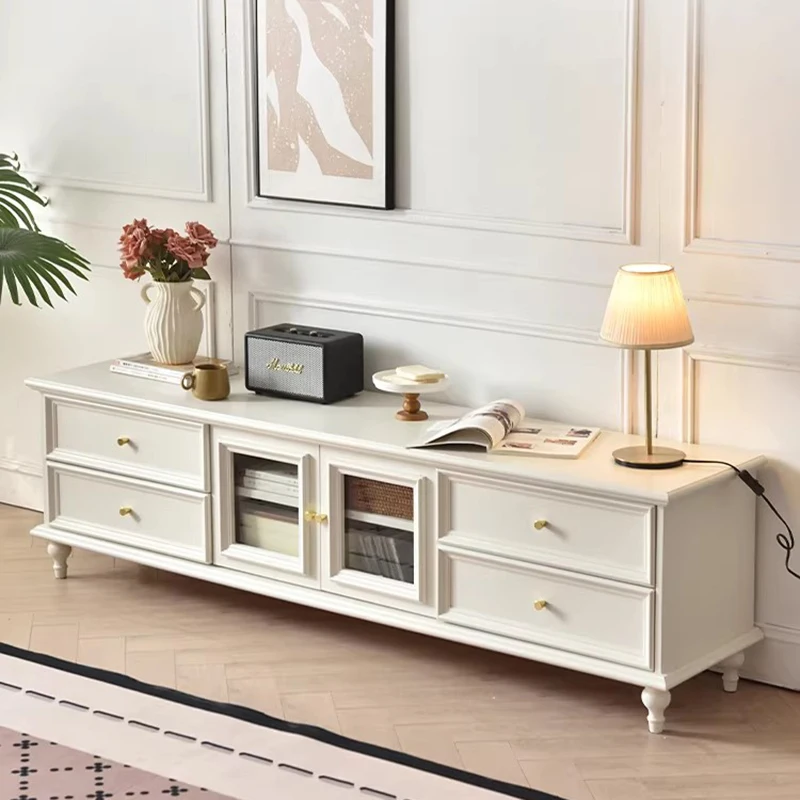 Soportes de Tv nórdicos Retro, soportes de Tv de diseño de madera de lujo de alta calidad, estante de televisión, Muebles de salón Para Hogar, Muebles nórdicos