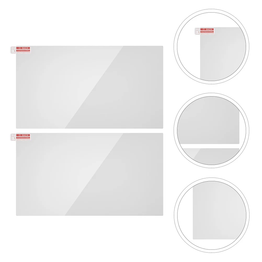 

2 Pcs Simple Anti-fingerprint Tempered Film Game Console Clear Screen Protector