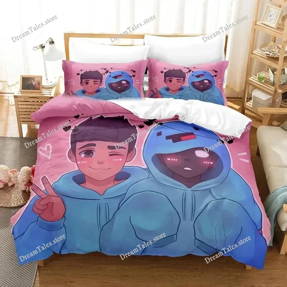 

3D Print Badboyhalo Team SMP Bedding Set Duvet Cover Bed Set Quilt Cover Pillowcase Comforter King Queen Size Boys Adult369
