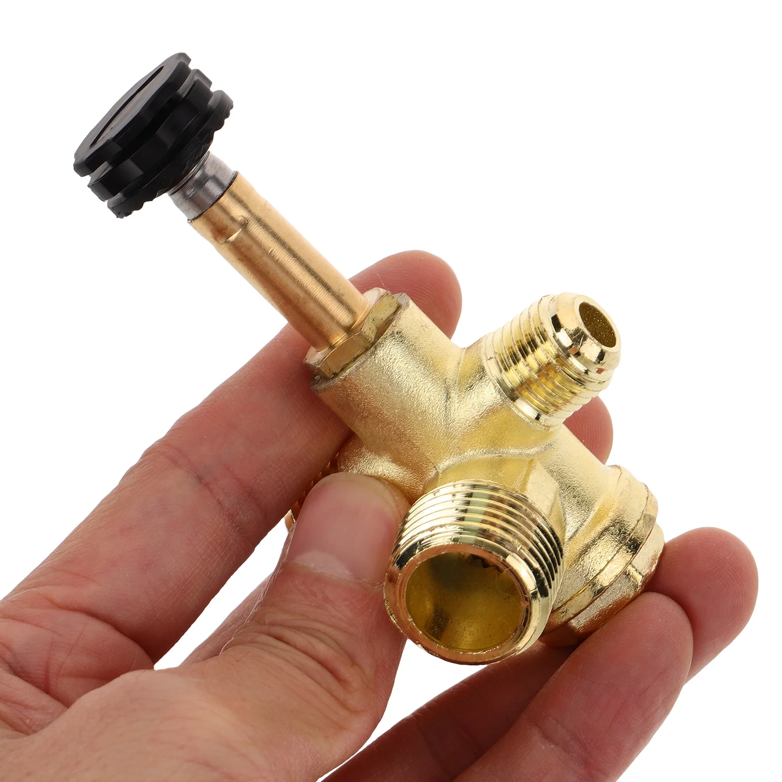 10PCS Air Compressor Piston Pump Check Valve Double Pipe Oil Free Direct Connection Threaded Non Return Valve Maintenance Tool